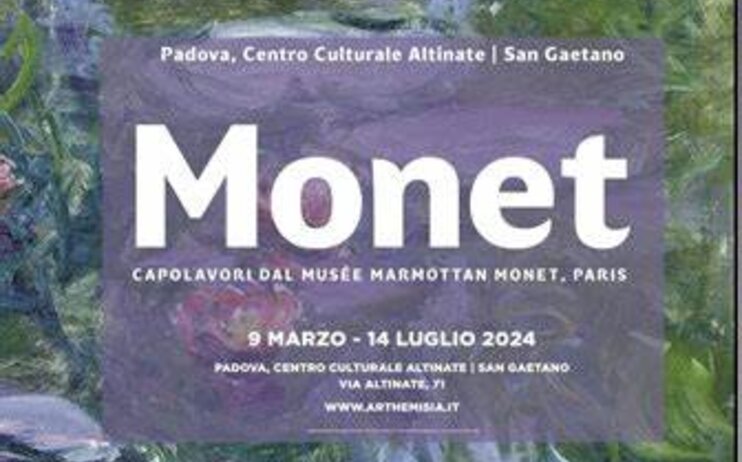 Attività Culturali: a PADOVA sabato 6 luglio 2024 per la mostra “Monet -  capolavori dal Musée Marmottan Monet" 